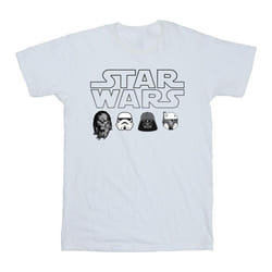 Star Wars - T-shirt - Garçon (Blanc)