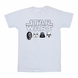 Star Wars - T-shirt - Garçon (Blanc)