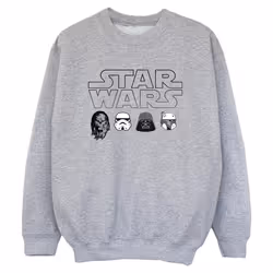 Star Wars - Sweat - Garçon (Gris chiné)