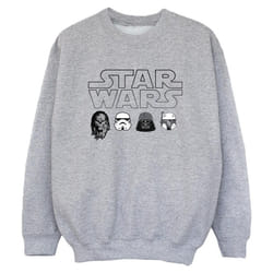 Star Wars - Sweat - Garçon (Gris chiné)