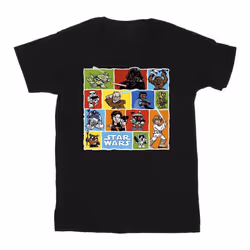 Star Wars - T-shirt - Garçon (Noir)