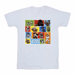 Star Wars - T-shirt - Garçon (Blanc)