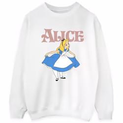 Disney - Sweat ALICE IN WONDERLAND TAKE A BOW - Homme (Blanc)
