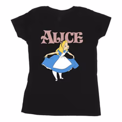 Disney - T-shirt ALICE IN WONDERLAND TAKE A BOW - Femme (Noir)