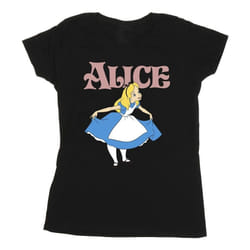 Disney - T-shirt ALICE IN WONDERLAND TAKE A BOW - Femme (Noir)