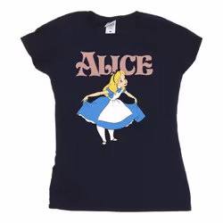 Disney - T-shirt ALICE IN WONDERLAND TAKE A BOW - Femme (Bleu marine)