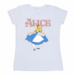 Disney - T-shirt ALICE IN WONDERLAND TAKE A BOW - Femme (Blanc)
