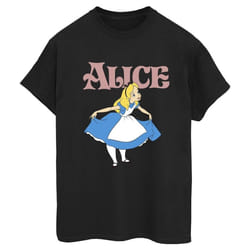 Disney - T-shirt ALICE IN WONDERLAND TAKE A BOW - Femme (Noir)
