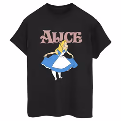 Disney - T-shirt ALICE IN WONDERLAND TAKE A BOW - Femme (Noir)