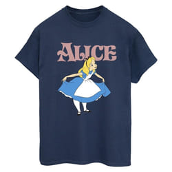 Disney - T-shirt ALICE IN WONDERLAND TAKE A BOW - Femme (Bleu marine)