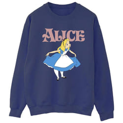Disney - Sweat ALICE IN WONDERLAND TAKE A BOW - Femme (Bleu marine)