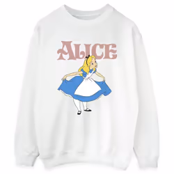 Disney - Sweat ALICE IN WONDERLAND TAKE A BOW - Femme (Blanc)