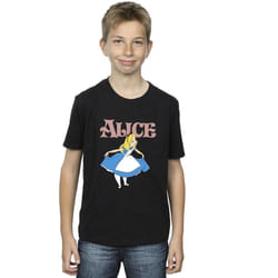 Disney - T-shirt ALICE IN WONDERLAND TAKE A BOW - Garçon (Noir)