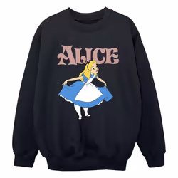 Disney - Sweat ALICE IN WONDERLAND TAKE A BOW - Garçon (Noir)