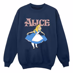 Disney - Sweat ALICE IN WONDERLAND TAKE A BOW - Garçon (Bleu marine)