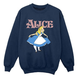 Disney - Sweat ALICE IN WONDERLAND TAKE A BOW - Garçon (Bleu marine)