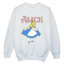 Disney - Sweat ALICE IN WONDERLAND TAKE A BOW - Garçon (Blanc)