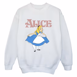 Disney - Sweat ALICE IN WONDERLAND TAKE A BOW - Garçon (Blanc)