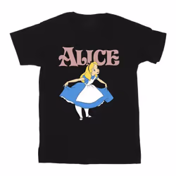 Disney - T-shirt ALICE IN WONDERLAND TAKE A BOW - Fille (Noir)