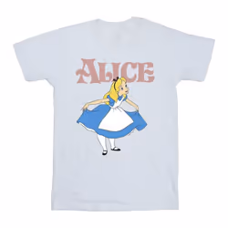 Disney - T-shirt ALICE IN WONDERLAND TAKE A BOW - Fille (Blanc)