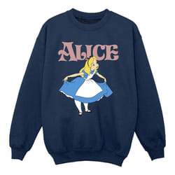 Disney - Sweat ALICE IN WONDERLAND TAKE A BOW - Fille (Bleu marine)