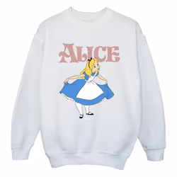 Disney - Sweat ALICE IN WONDERLAND TAKE A BOW - Fille (Blanc)