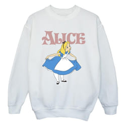 Disney - Sweat ALICE IN WONDERLAND TAKE A BOW - Fille (Blanc)