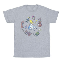 Disney - T-shirt ALICE IN WONDERLAND - Homme (Gris chiné)