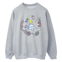 Disney - Sweat ALICE IN WONDERLAND - Homme (Gris chiné)