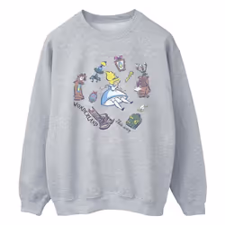 Disney - Sweat ALICE IN WONDERLAND - Homme (Gris chiné)