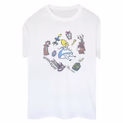 Disney - T-shirt ALICE IN WONDERLAND - Femme (Blanc)