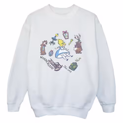 Disney - Sweat ALICE IN WONDERLAND - Garçon (Blanc)