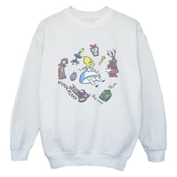 Disney - Sweat ALICE IN WONDERLAND - Garçon (Blanc)