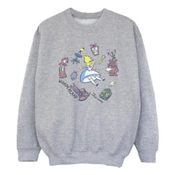 Disney - Sweat ALICE IN WONDERLAND - Fille (Gris chiné)