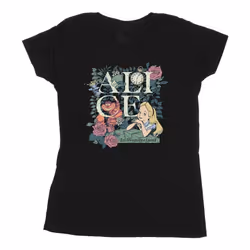 Disney - T-shirt ALICE IN WONDERLAND - Femme (Noir)