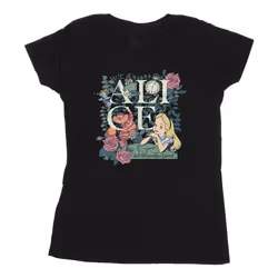 Disney - T-shirt ALICE IN WONDERLAND - Femme (Noir)