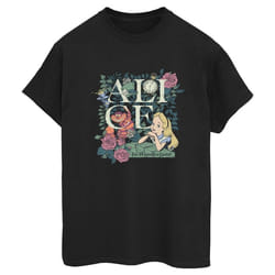 Disney - T-shirt ALICE IN WONDERLAND - Femme (Noir)