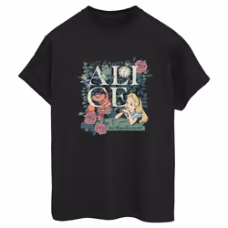 Disney - T-shirt ALICE IN WONDERLAND - Femme (Noir)