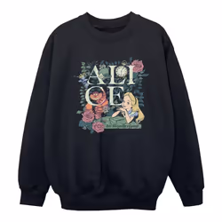 Disney - Sweat ALICE IN WONDERLAND - Fille (Noir)