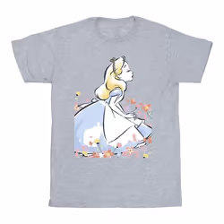 Disney - T-shirt ALICE IN WONDERLAND - Homme (Gris chiné)