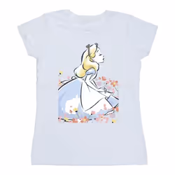 Disney - T-shirt ALICE IN WONDERLAND - Femme (Blanc)