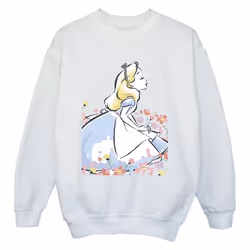 Disney - Sweat ALICE IN WONDERLAND - Garçon (Blanc)