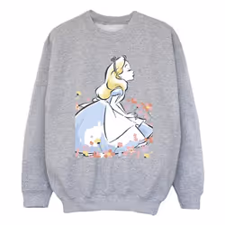 Disney - Sweat ALICE IN WONDERLAND - Fille (Gris chiné)
