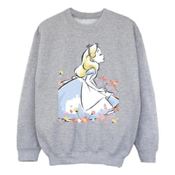 Disney - Sweat ALICE IN WONDERLAND - Fille (Gris chiné)