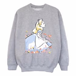 Disney - Sweat ALICE IN WONDERLAND - Fille (Gris chiné)