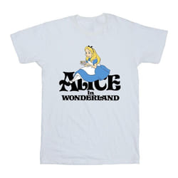 Disney - T-shirt ALICE IN WONDERLAND TEA DRINKER - Homme (Blanc)