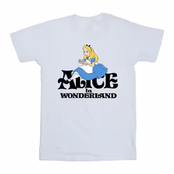 Disney - T-shirt ALICE IN WONDERLAND TEA DRINKER - Homme (Blanc)