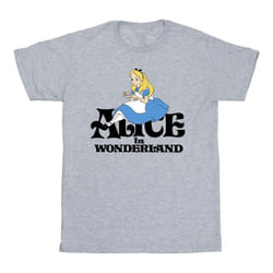 Disney - T-shirt ALICE IN WONDERLAND TEA DRINKER - Homme (Gris chiné)