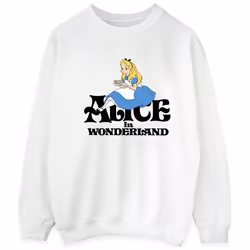 Disney - Sweat ALICE IN WONDERLAND TEA DRINKER - Homme (Blanc)