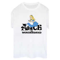 Disney - T-shirt ALICE IN WONDERLAND TEA DRINKER - Femme (Blanc)